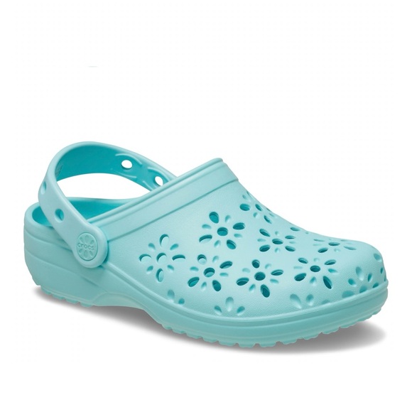 CROCS Other - NWT CROCS Kids' Classic Floral Cut Out Clog